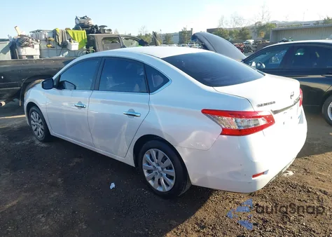 2013 Nissan Sentra S from USA, damaged, VIN 3N1AB7AP9DL799615